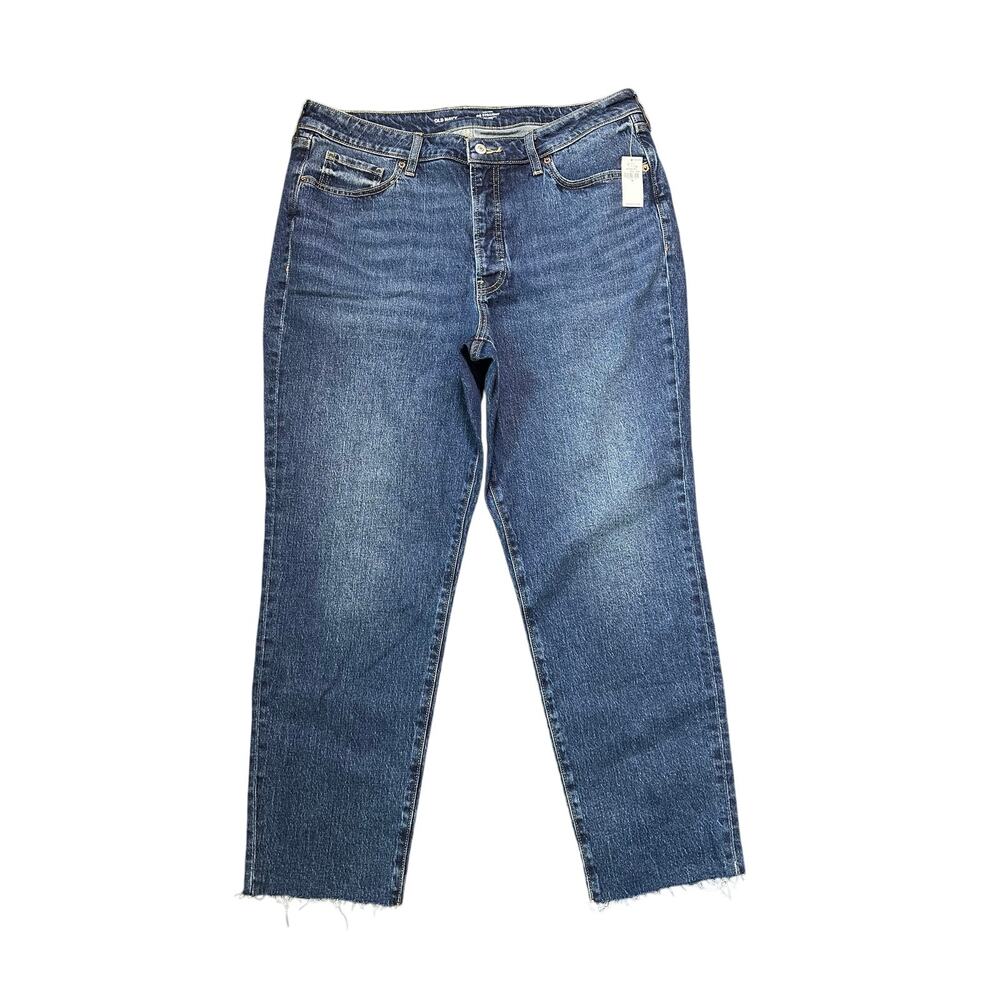 Old Navy High Rise OG Straight Secret Smooth Pockets Jeans NEW